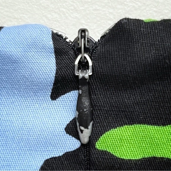 Hanpceirs Dinosaur Print Retro Vintage Cocktail Swing Dress with Pockets - Picture 10 of 10